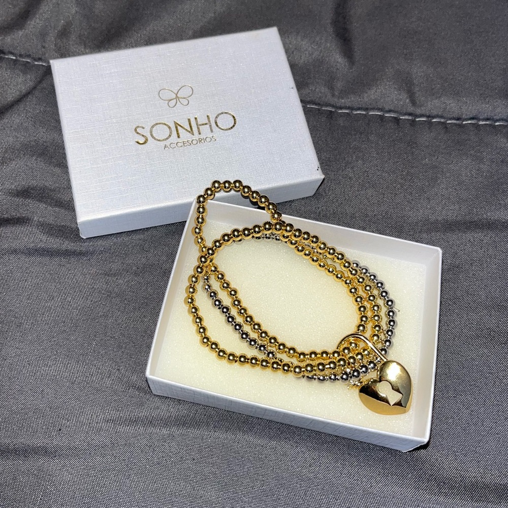 SONHO good and silver bracelet